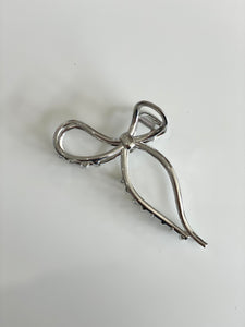 BIG BOW HAIR CLAW - METAL