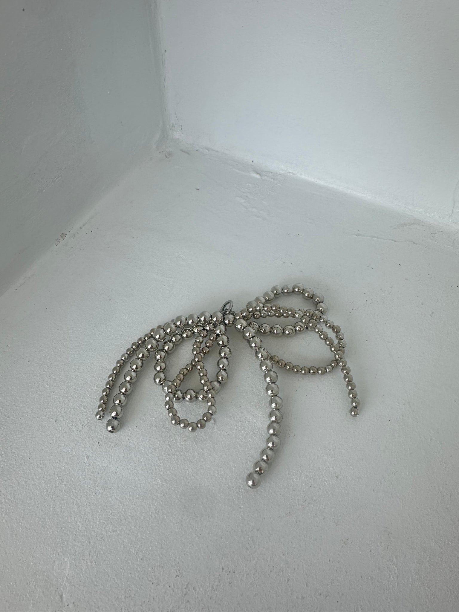SHOE CHARM SET - PERFECT CHROME BOWS