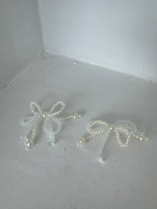 CROC CHARM SET - TWO TONE BOW