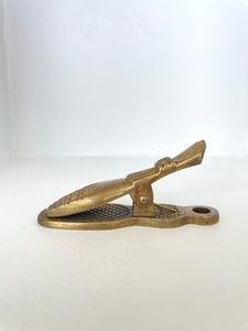 VINTAGE BRASS HAND CLIP