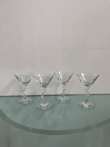 Z STEM MARTINI GLASSES