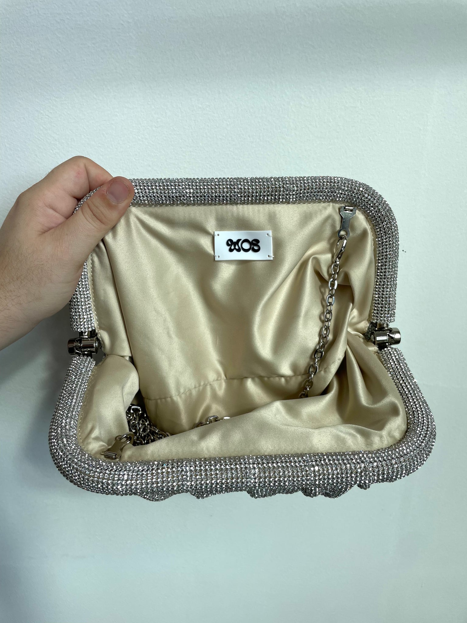 CHAMPAGNE BAG - SILVER