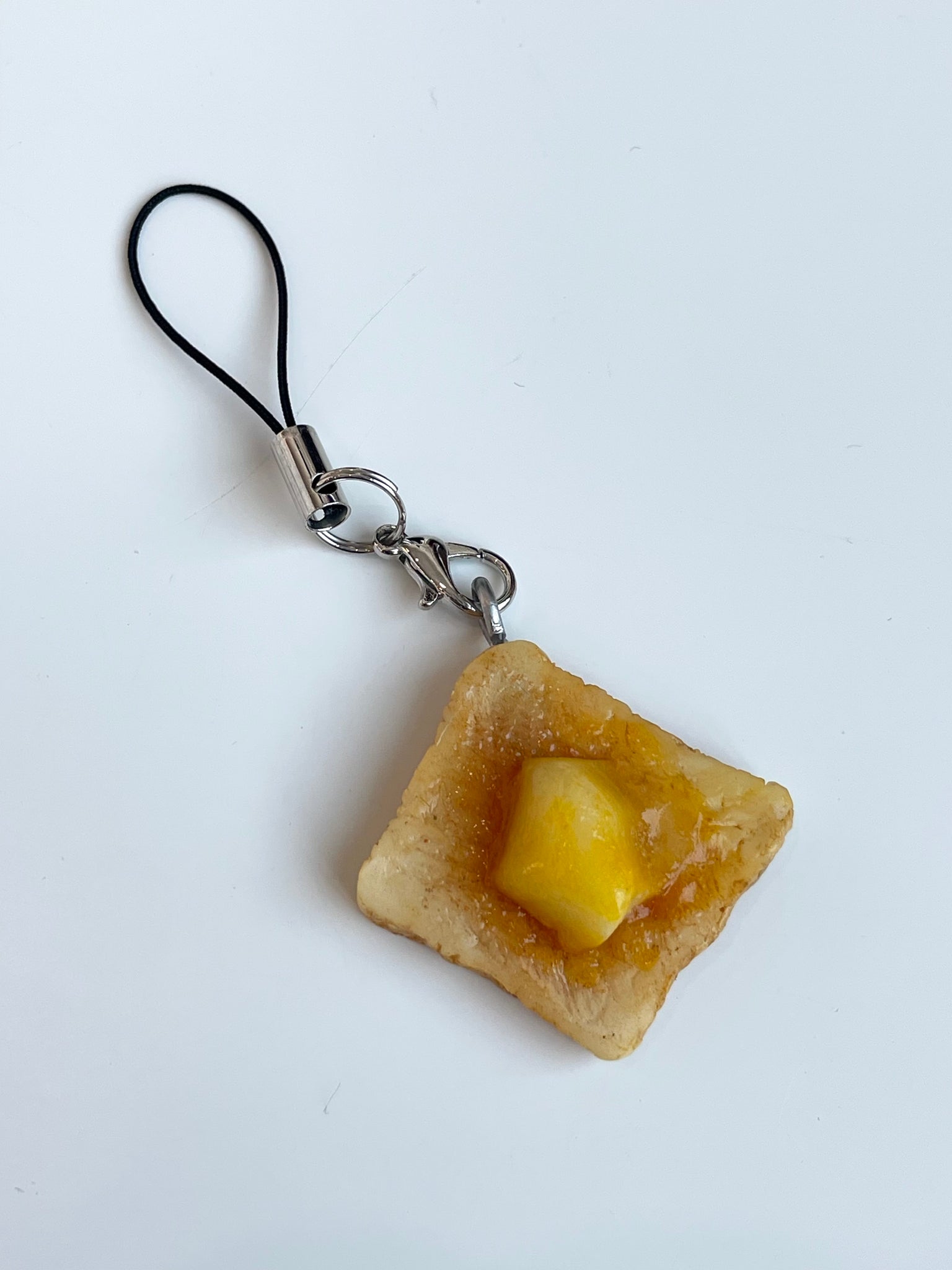 BUTTERED TOAST PHONE CHARM