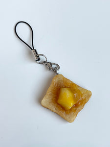 BUTTERED TOAST PHONE CHARM