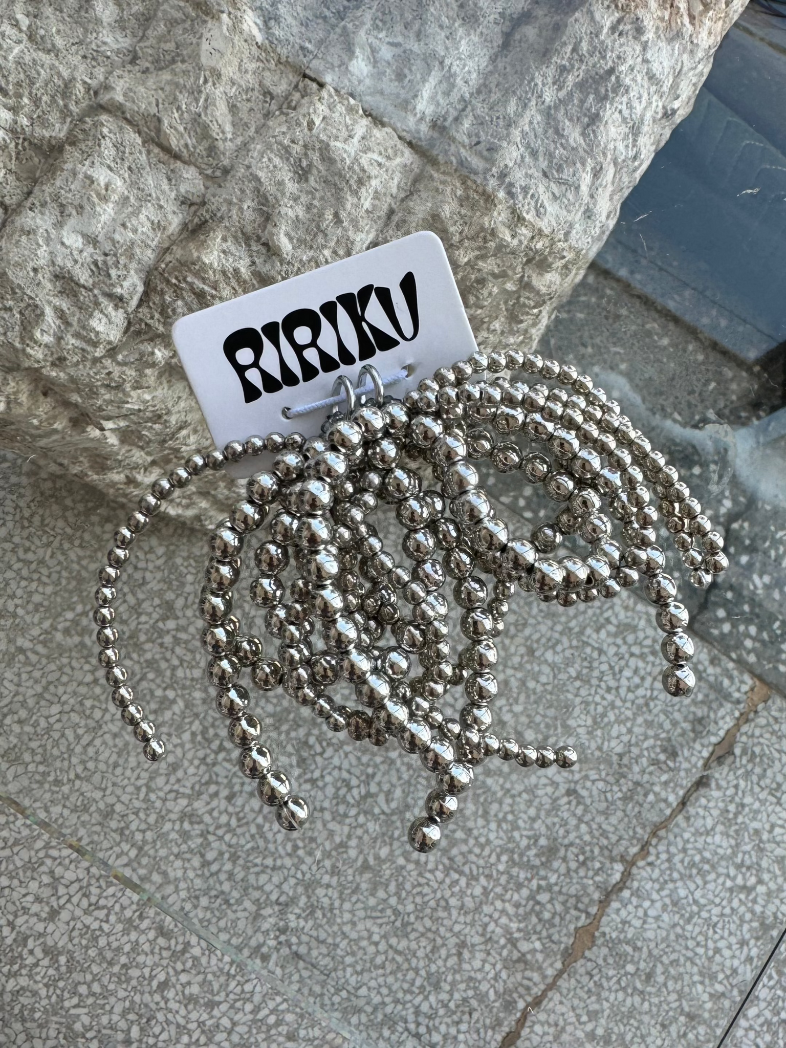 SHOE CHARM SET - PERFECT CHROME BOWS