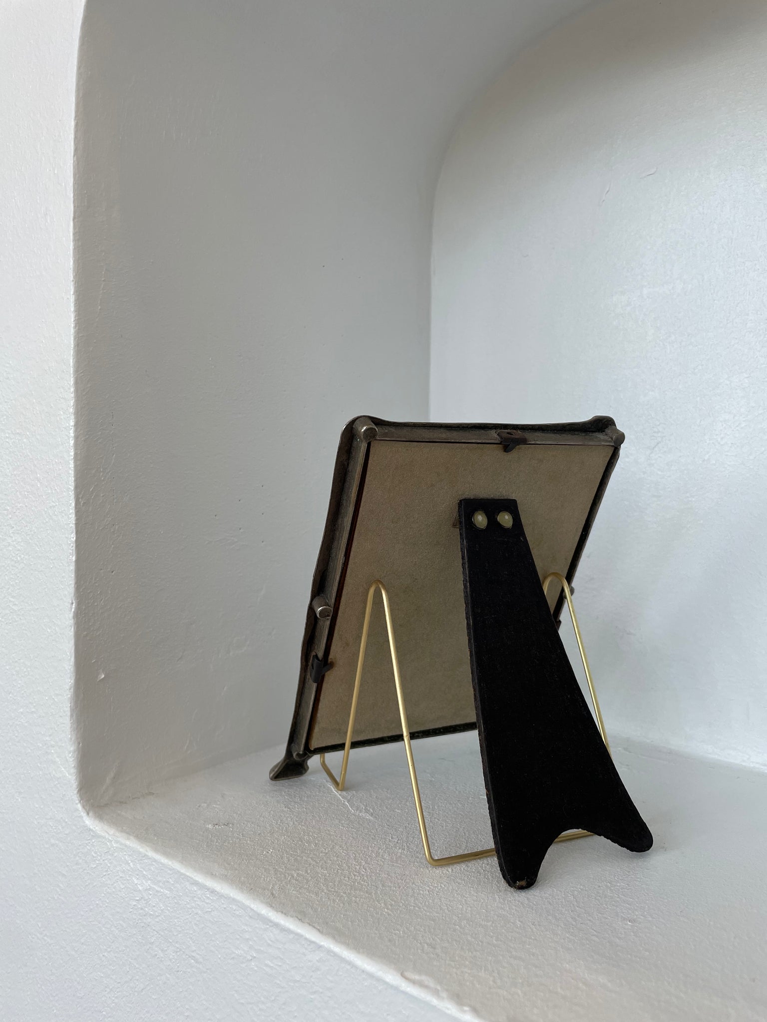 SILVER DECO VANITY MIRROR
