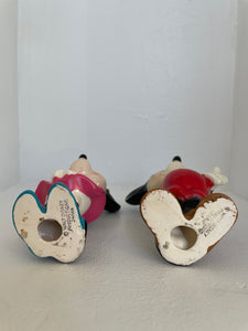 VINTAGE MICKEY AND MINNIE MOUSE CERAMICS