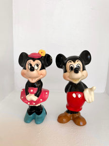 VINTAGE MICKEY AND MINNIE MOUSE CERAMICS