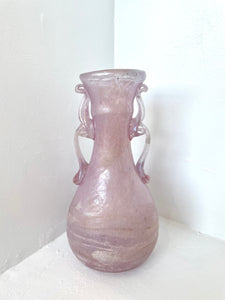 FROSTED PURPLE VASE