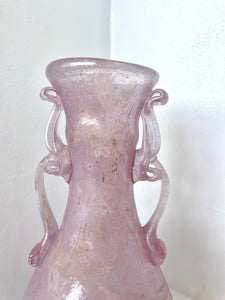 FROSTED PURPLE VASE