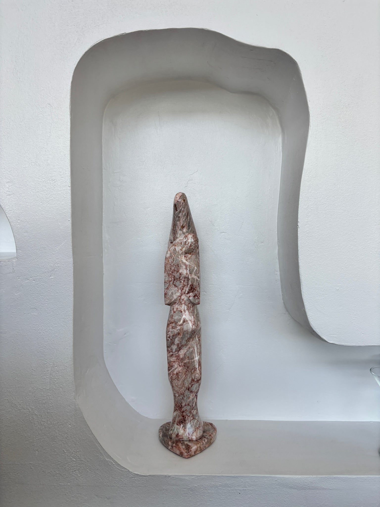 VINTAGE LOVERS MARBLE SCULPTURE