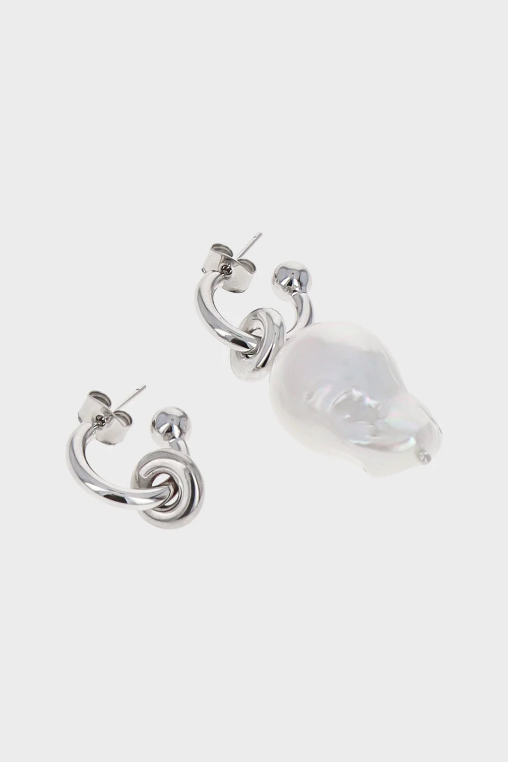 LAURIE EARRINGS - PALLADIUM