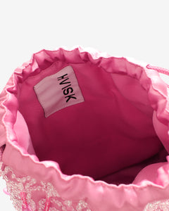 POUCH FADE BEADED - ULTRA BLUSH