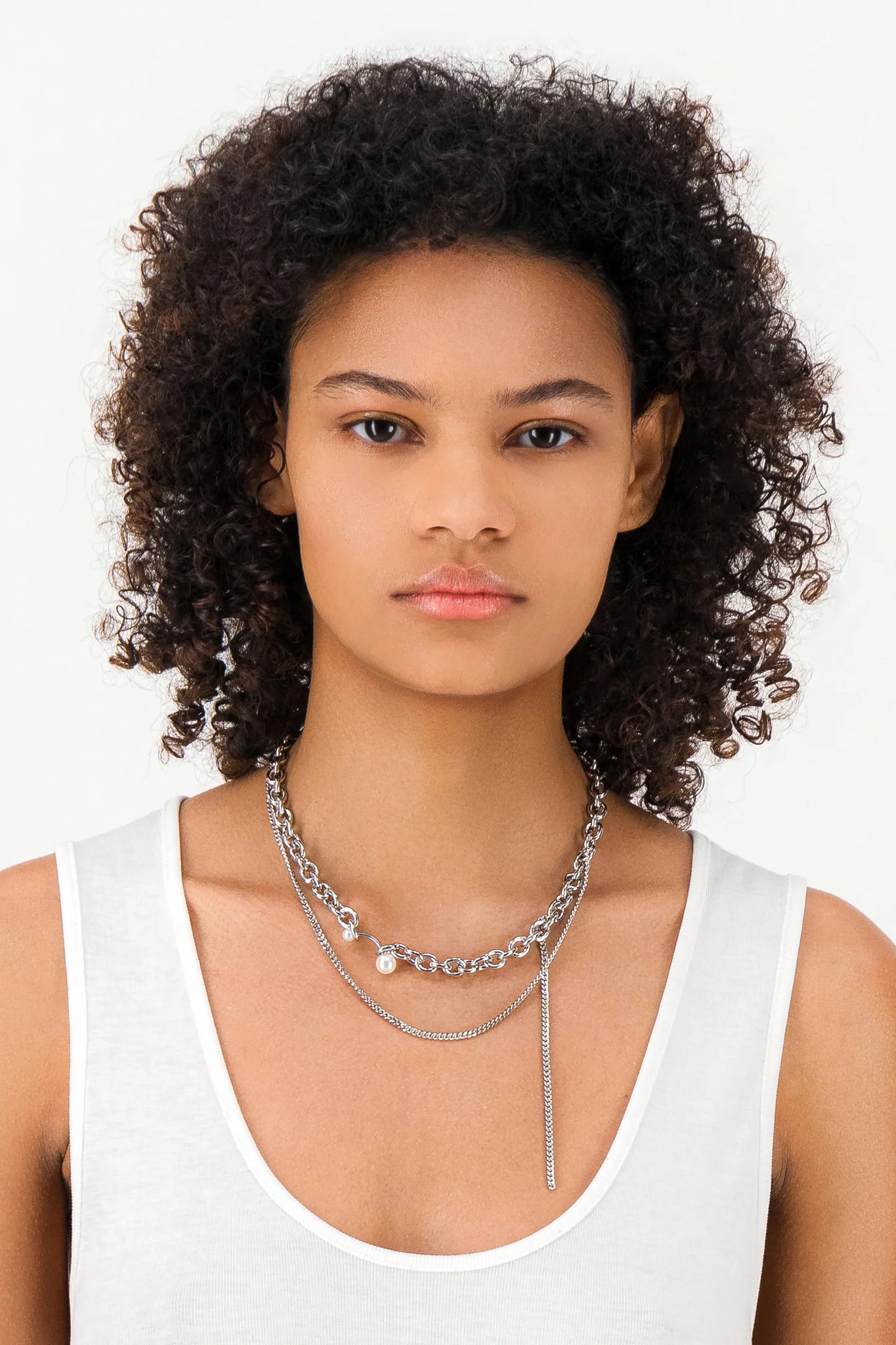 CHASE NECKLACE - PALLADIUM