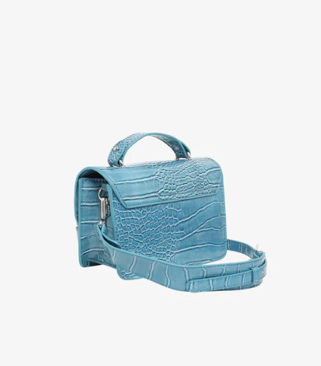 CRANE SHINY CROCO - AIR FORCE BLUE