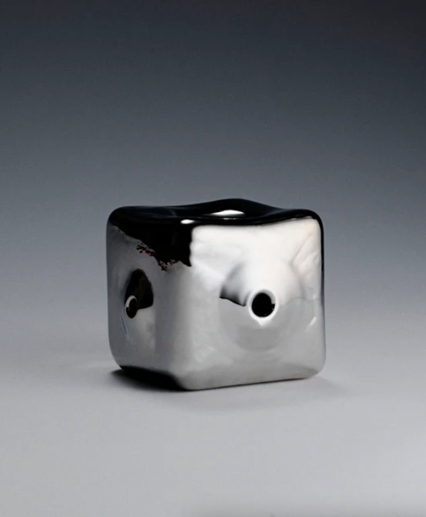 CUBE PIPE - CHROME