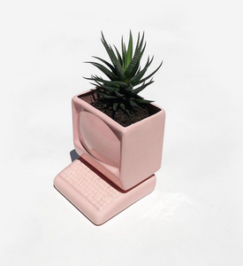 COMPUTER PLANTER - PINK