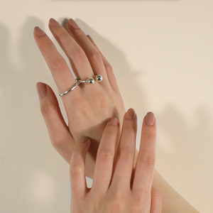 BARBELL DOUBLE RING