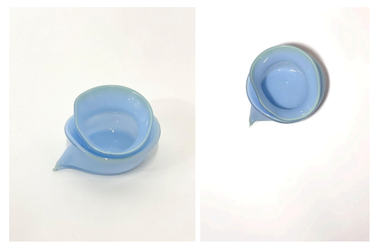SMALL DEFLATED BOWL - CHAMELEON