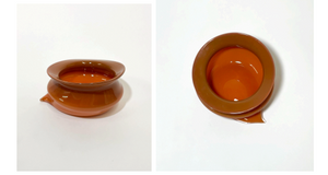SMALL DEFLATED BOWL - CINNAMON