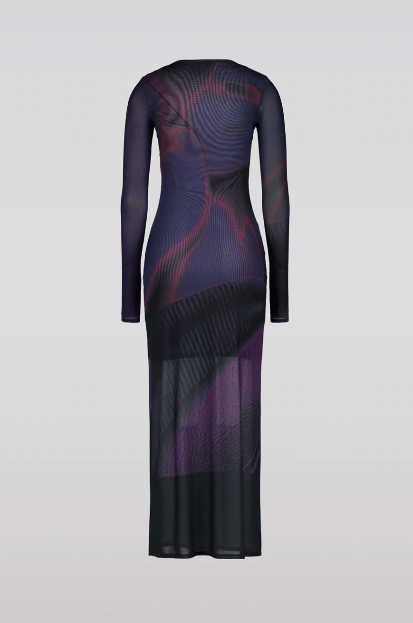 MAXI MESH DRESS
