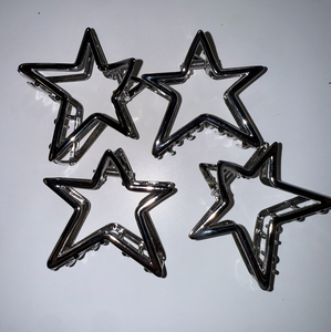 METAL STAR HAIR CLAW