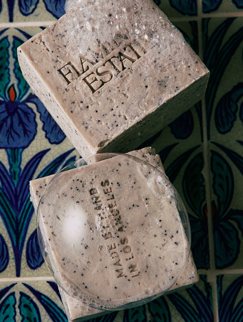 EXFOLIATING PEPPERINT SOAP BRICK