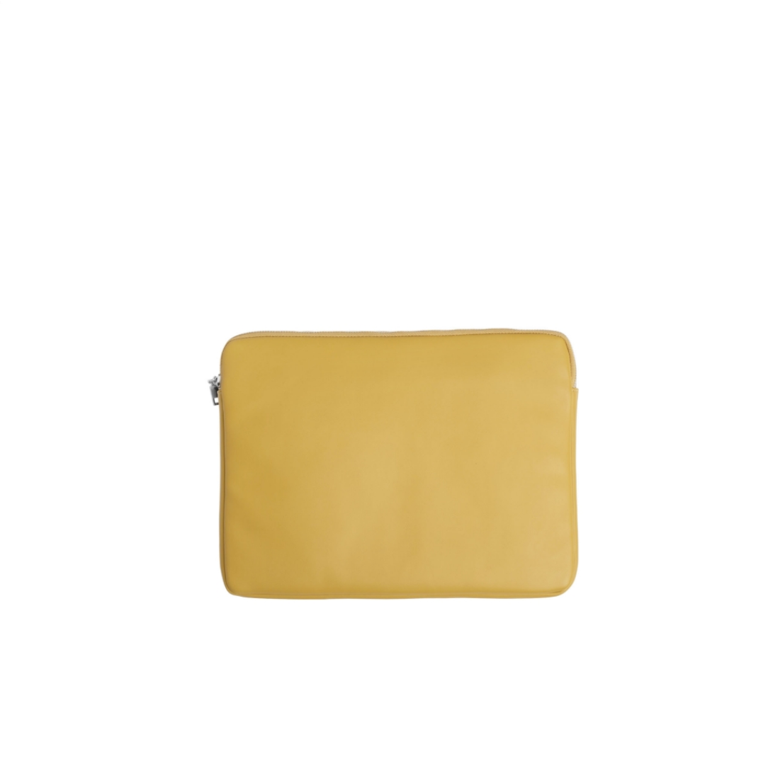 HVISK - COMPUTER SLEEVE SOFT - OLIVENITE YELLOW