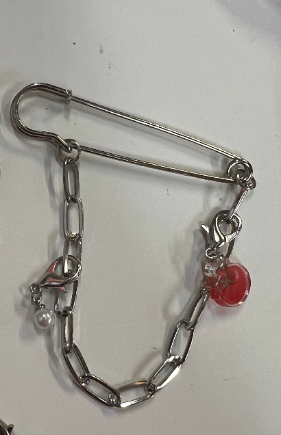 CUSTOM SAFETY PIN CHARM