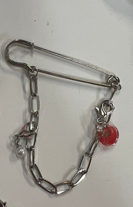 CUSTOM SAFETY PIN CHARM