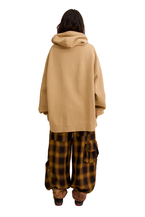 HEART HOODIE - CAMEL