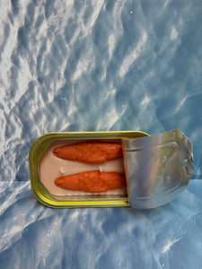 Tinned Candle - Tinned Fish Candle - Oakmoss & Amber