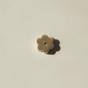 Cedar and Myrrh - Flower Brass Incense Holder