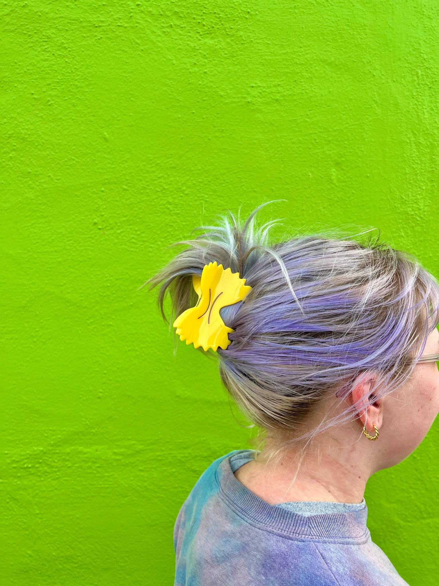 The Peach Fuzz - Farfalle Pasta Hair Claw