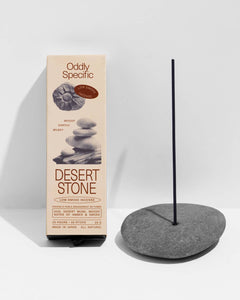Oddly Specific - Low Smoke Incense, Made in Japan, Natural | Desert Stone