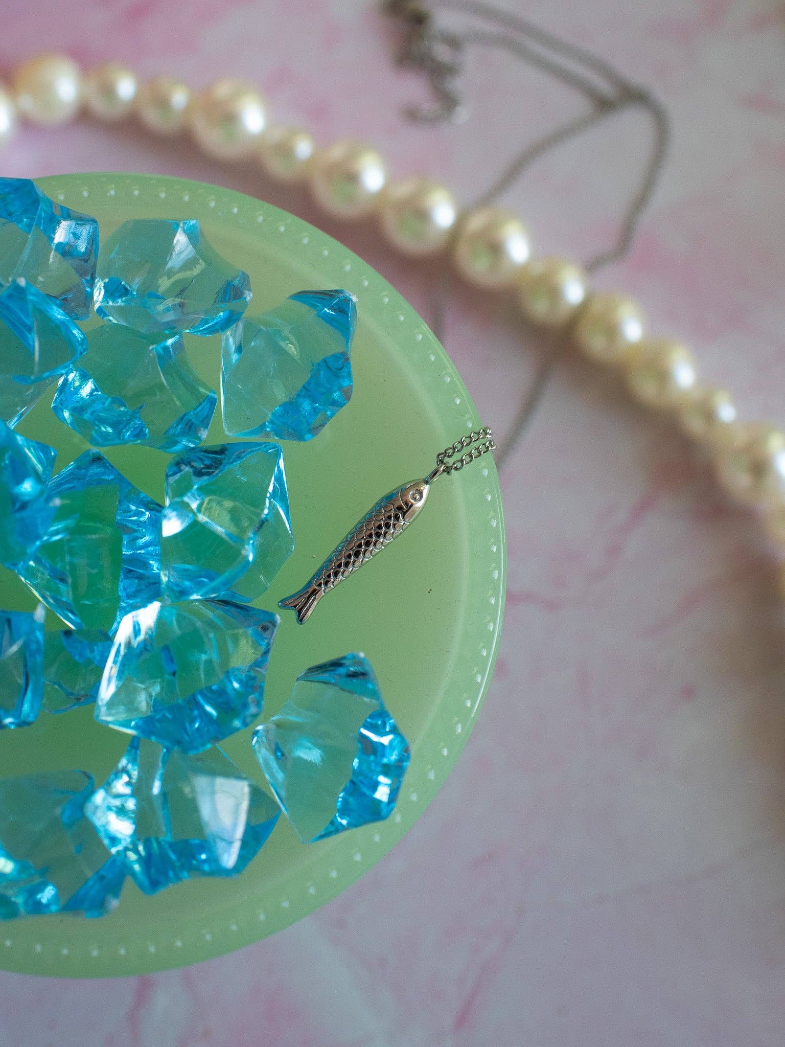 FISH NECKLACE- SILVER