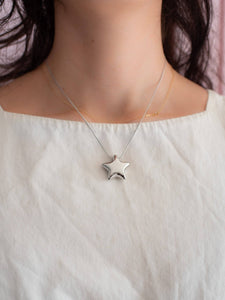 STAR NECKLACE- SILVER