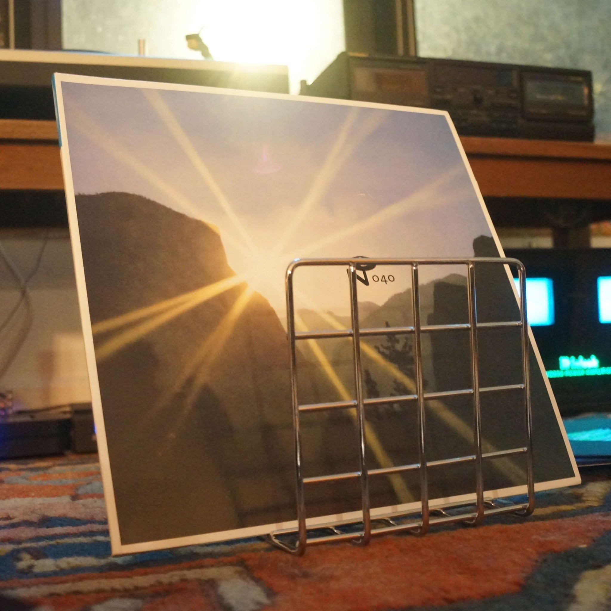 Churvy Record & Book Storage Stand