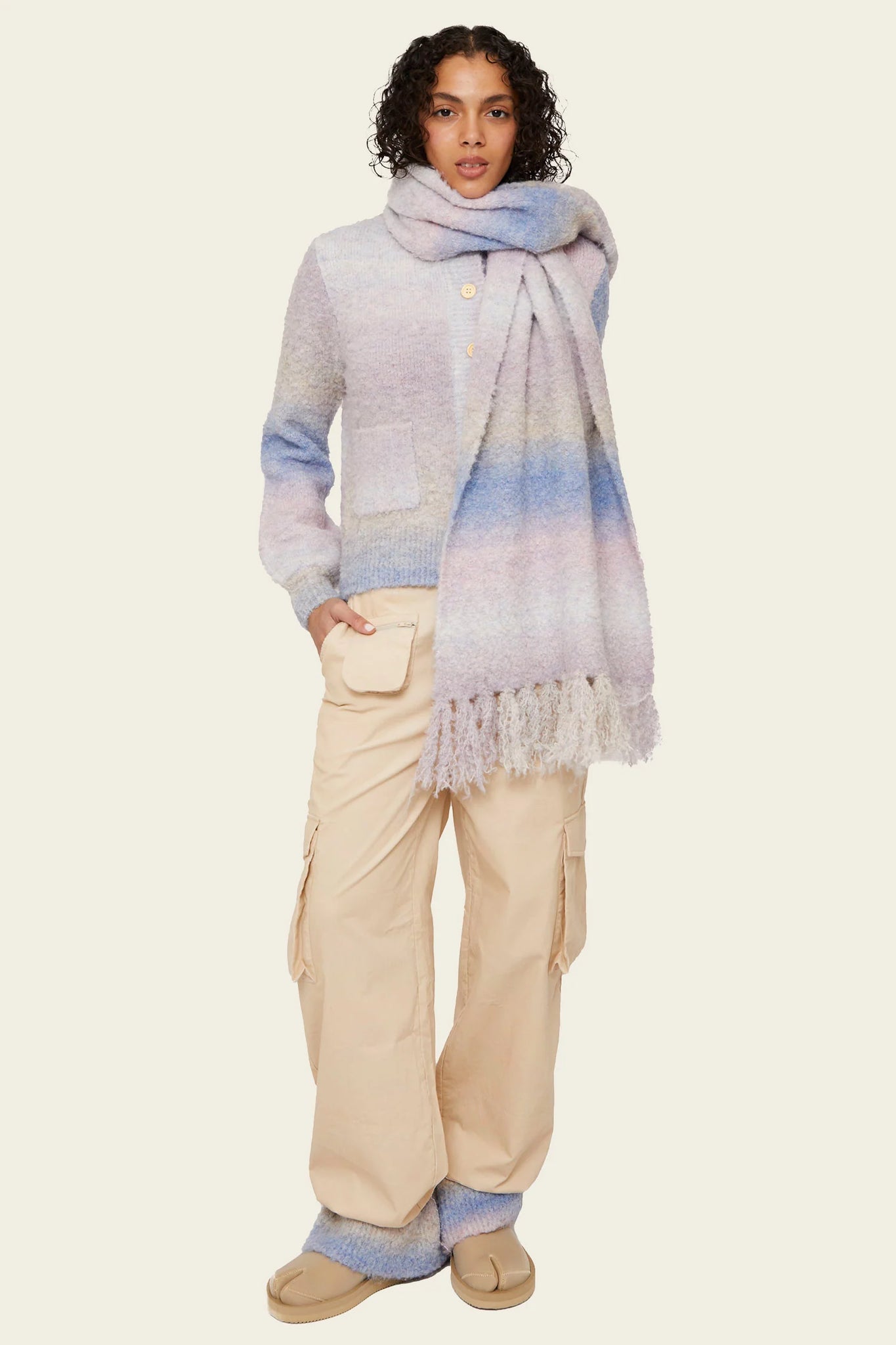 DUSTY KNIT SCARF - ILMOL