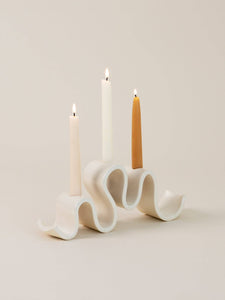 Virginia Sin - Wyat Candelabra, Cream
