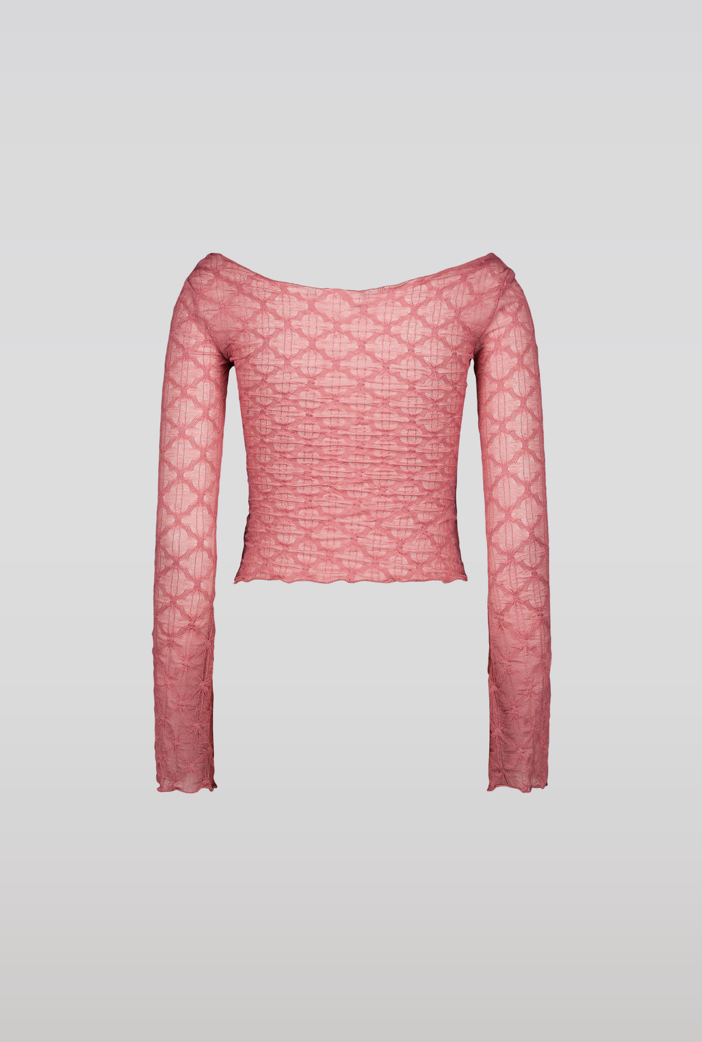 Crincled jersey top