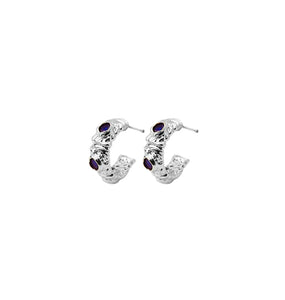 DONNA BLUE EARRINGS - SILVER