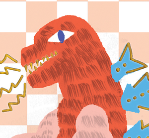 Carolyn Suzuki - KAIJU - Birthday Card