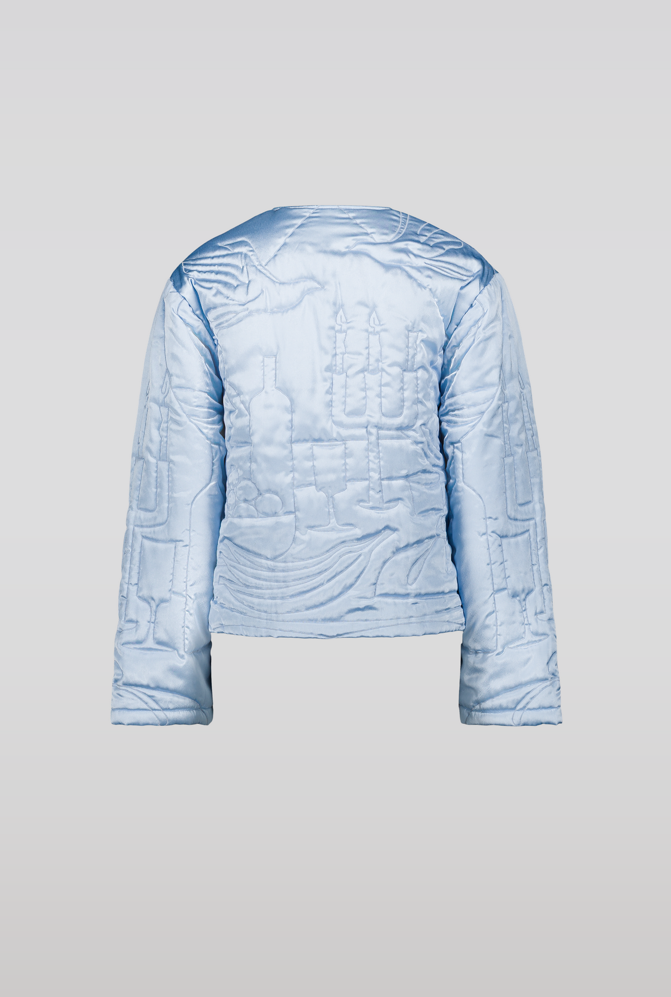 Padded embroidery jacket