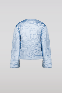 Padded embroidery jacket