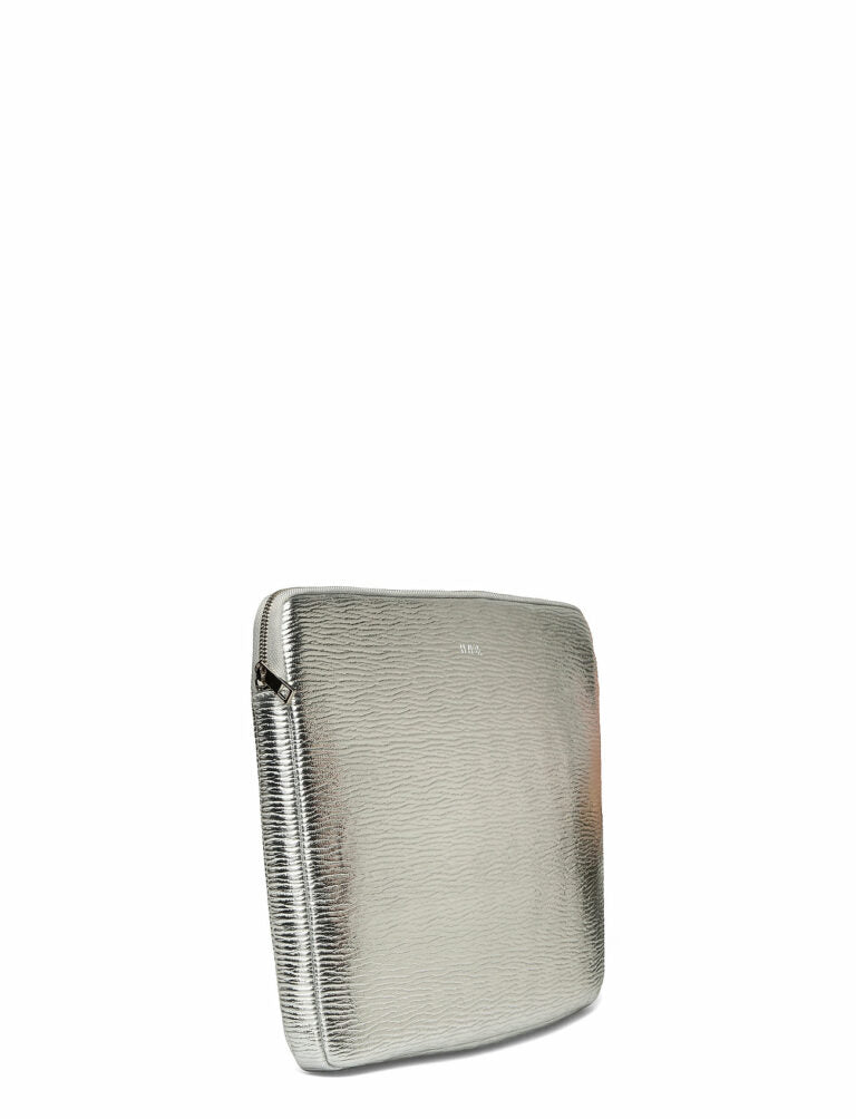 COMPUTER SLEEVE SHINY MOTION - SILVER