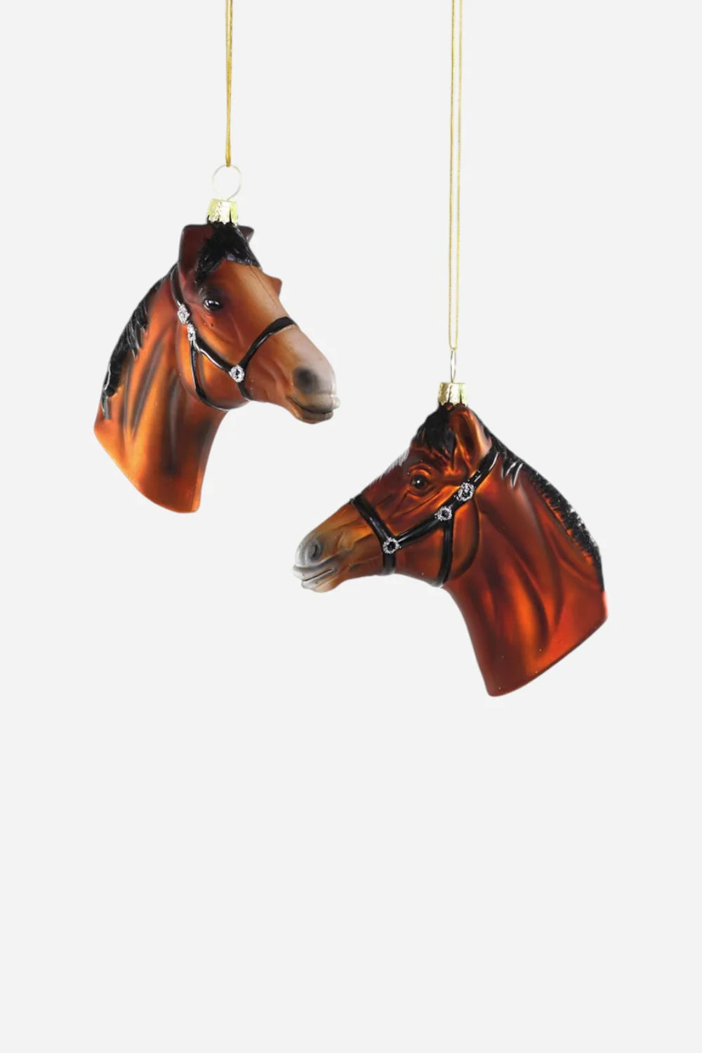 TWO HORSES ORNAMENTS
