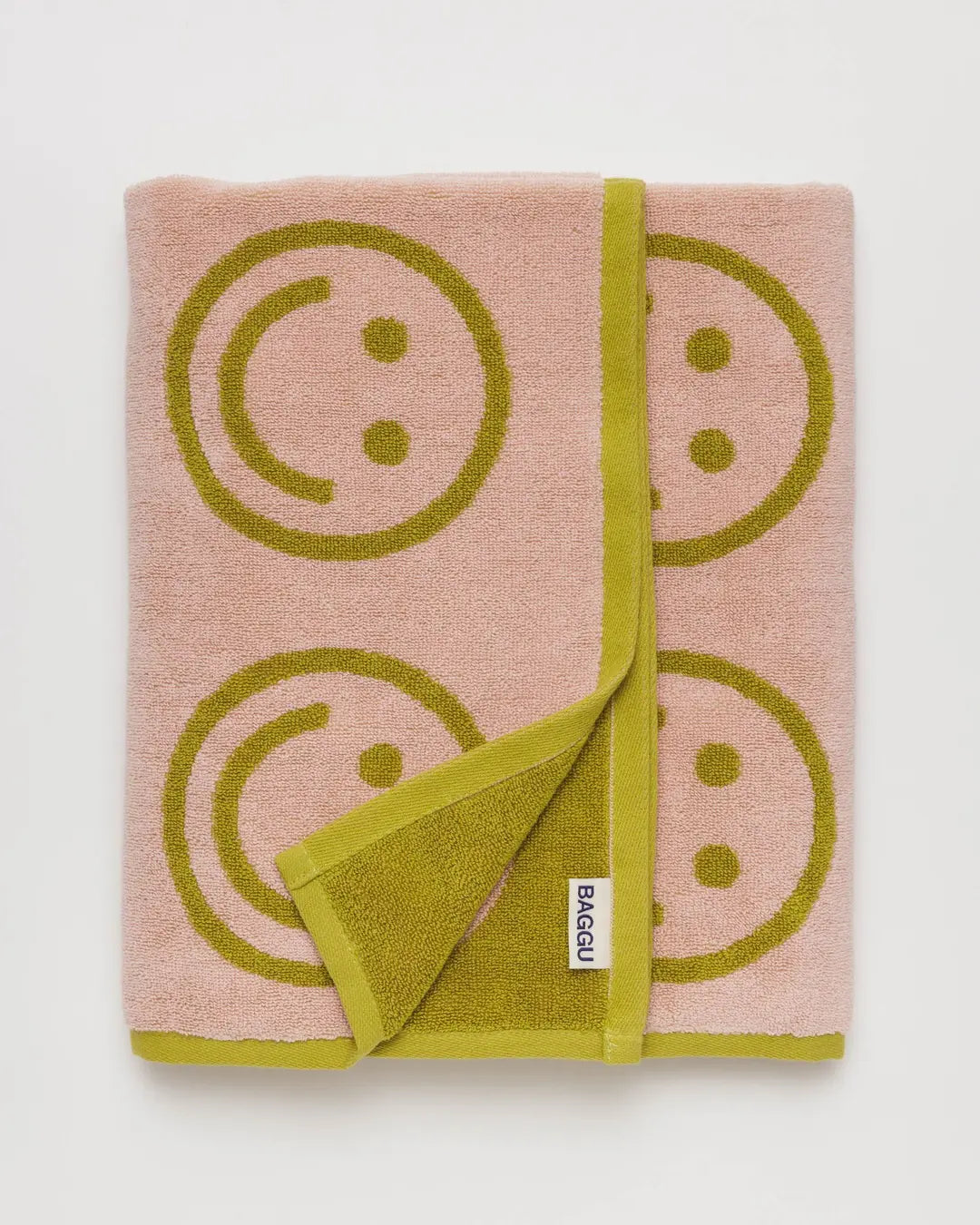BATH TOWEL - HAPPY OCHRE