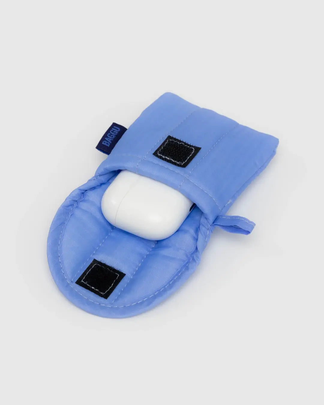 PUFFY EARBUDS CASE - CORNFLOWER