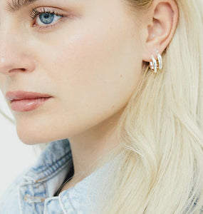 KIM EARRINGS - SILVER